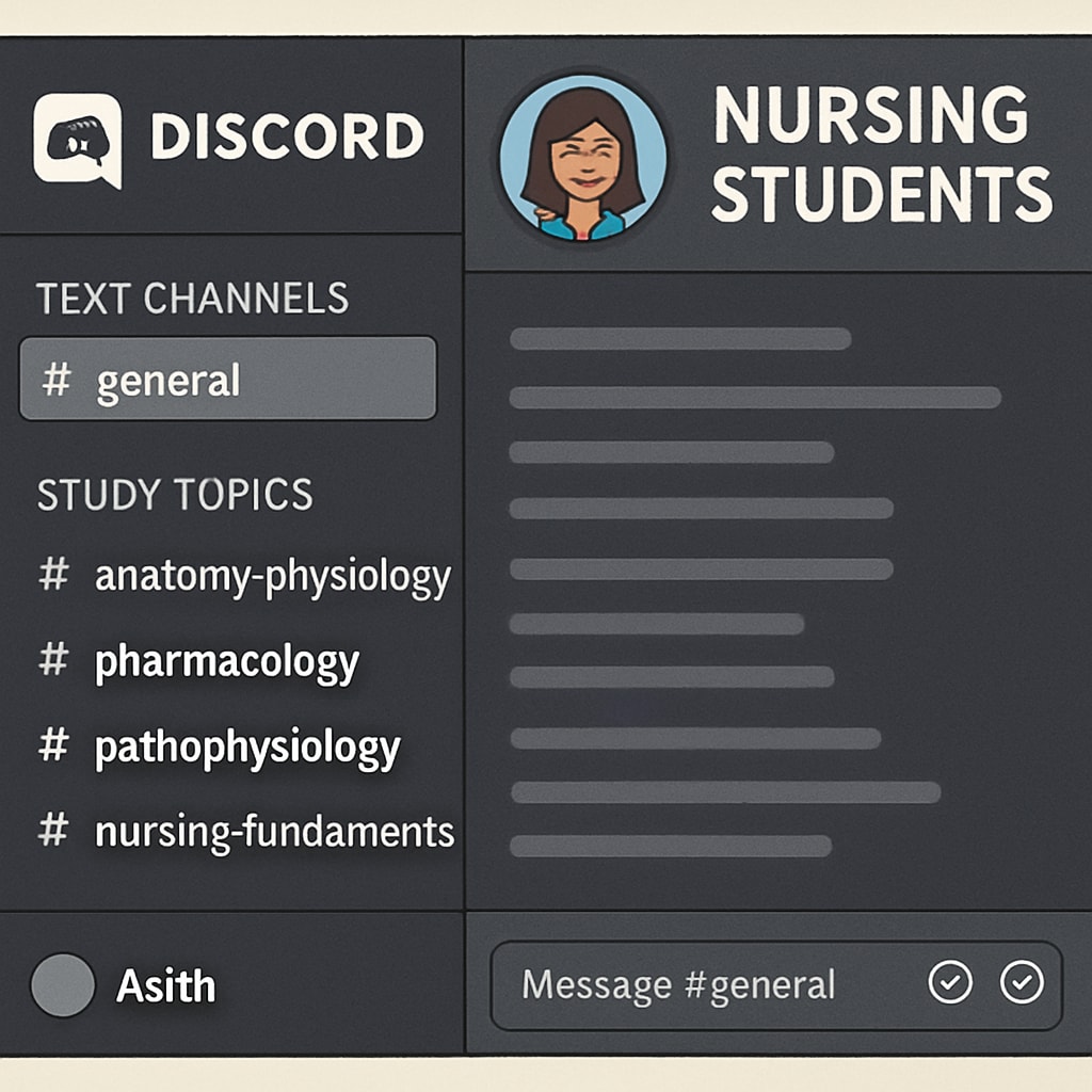 Discord server for nursing students.