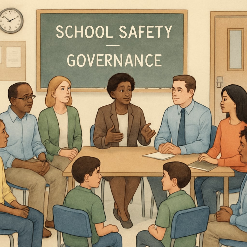 A concerned community gathering to discuss school safety and governance. A community discussing school board ethics and child safety.