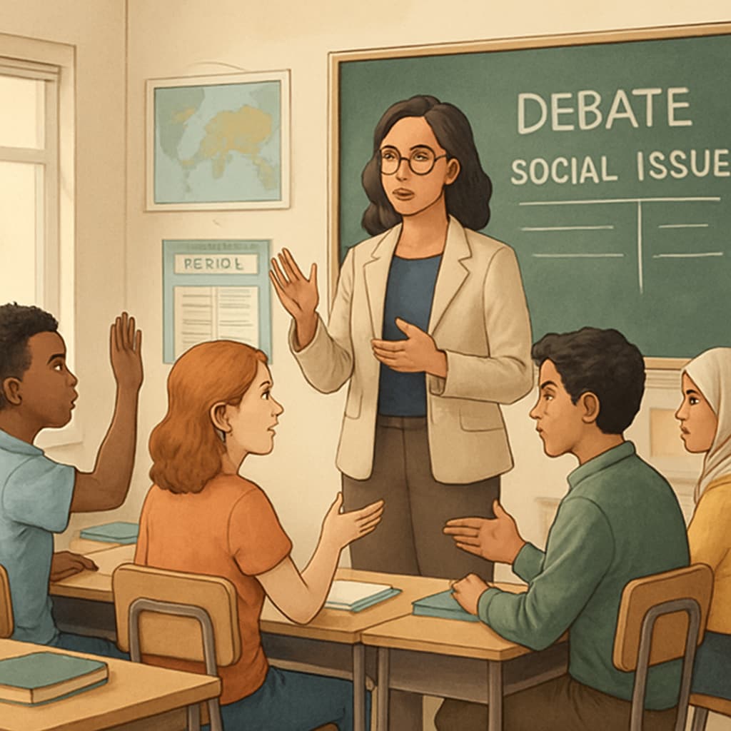 A classroom debate illustrating the impact of 