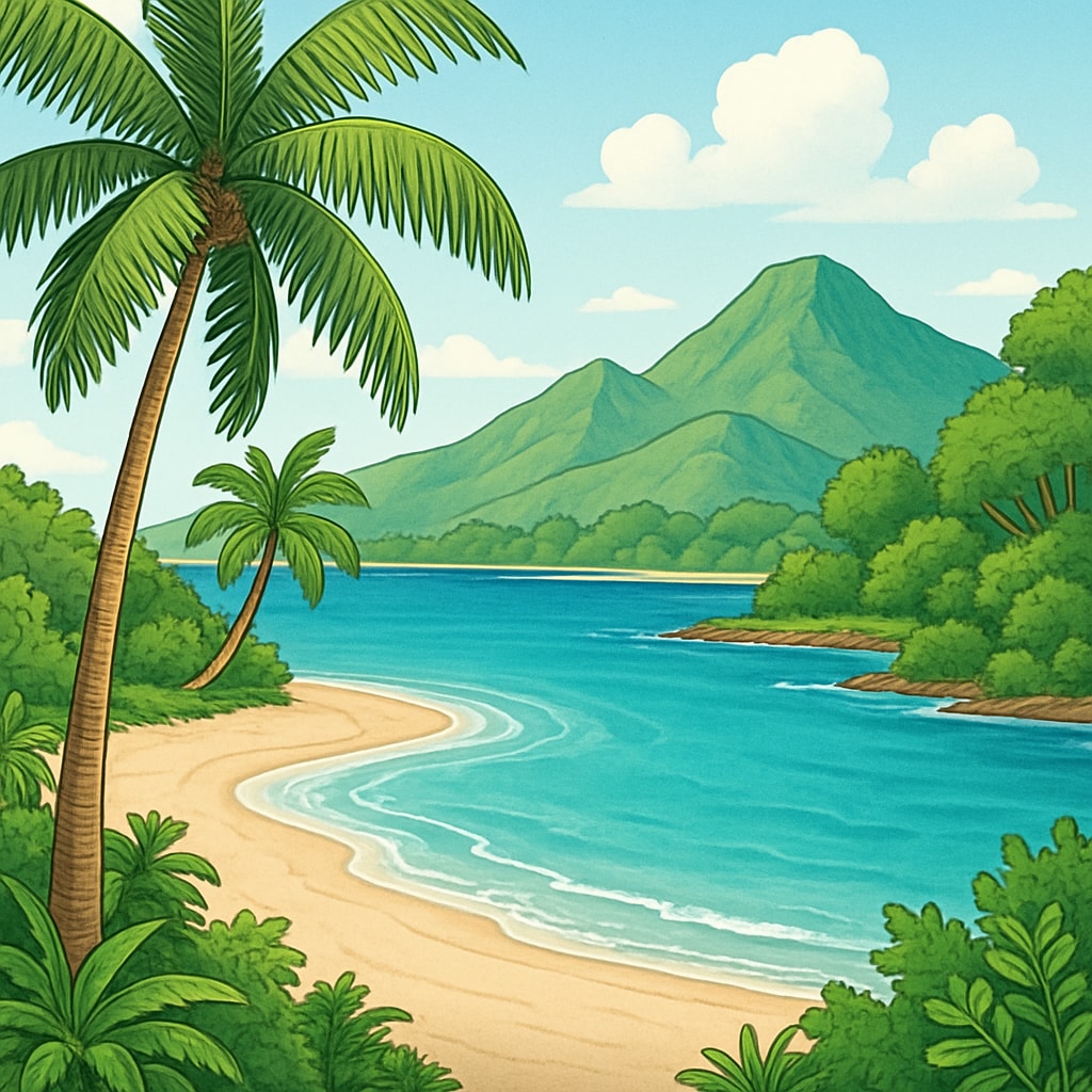 Short video of a tropical destination influencing tourism decisions.