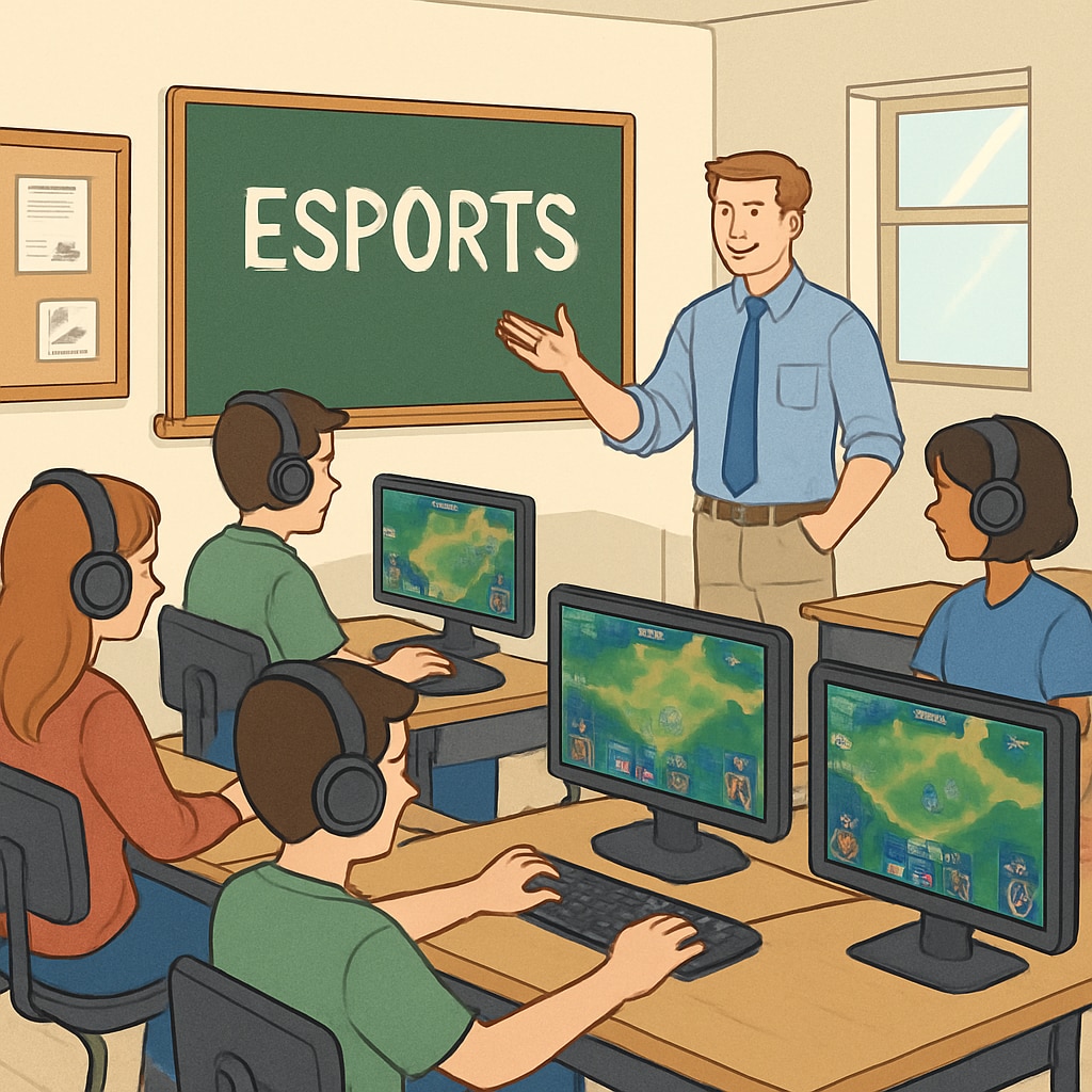 Gamified learning in an esports classroom environment