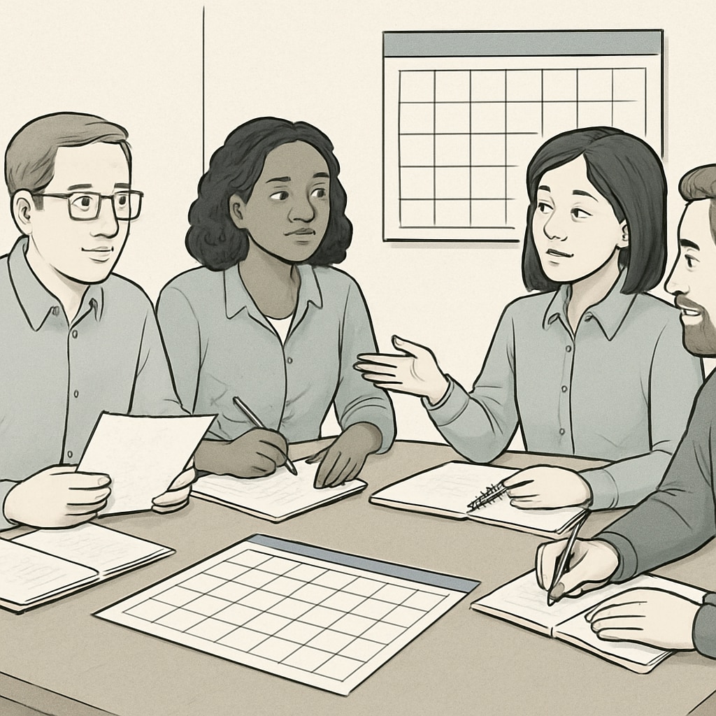 Teachers planning 