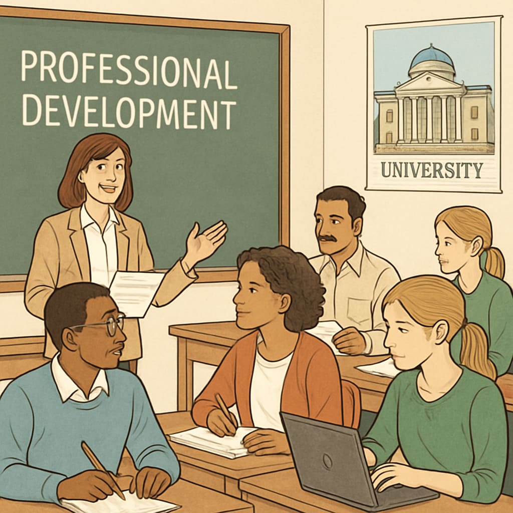 K12 educators professional development session for US master's degree discussion