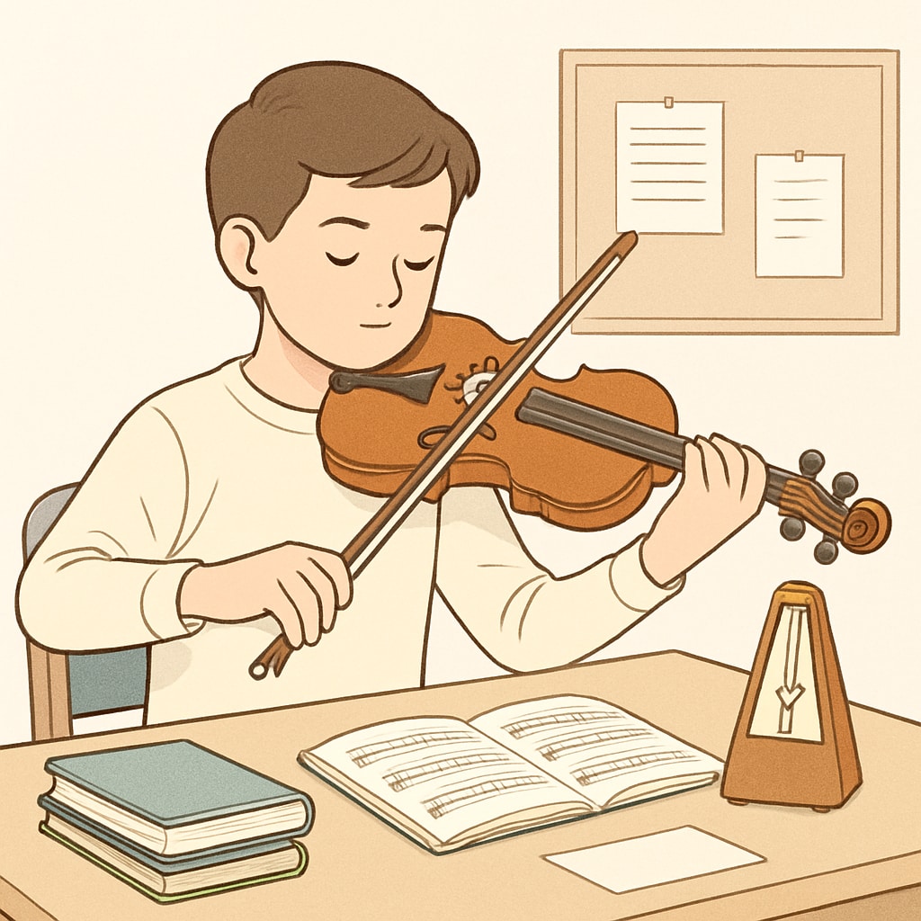 A student practicing under intense pressure, reflecting the theme of unlocking potential.