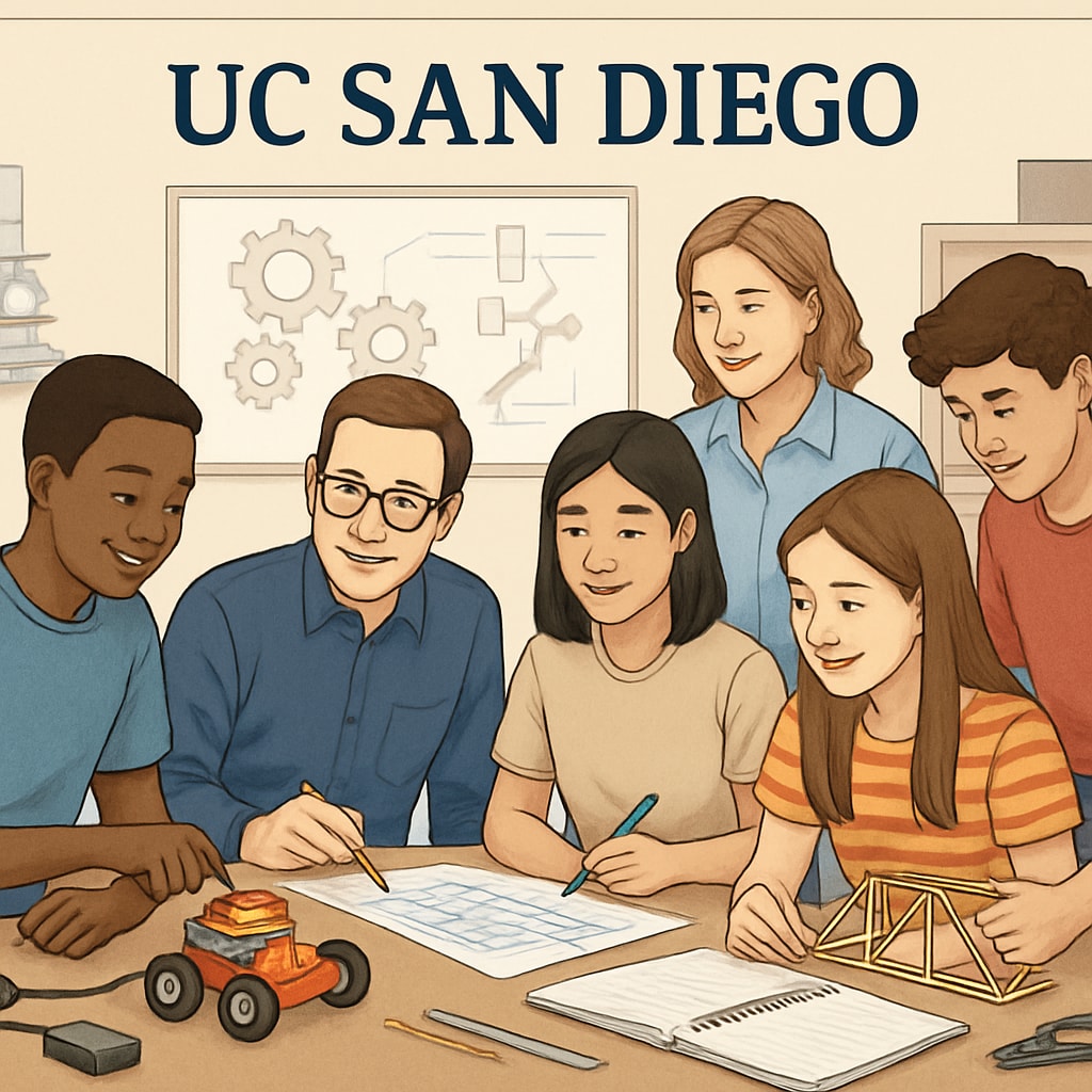 UC San Diego workshop with high school students, emphasizing collaboration for enrollment expansion impacts.