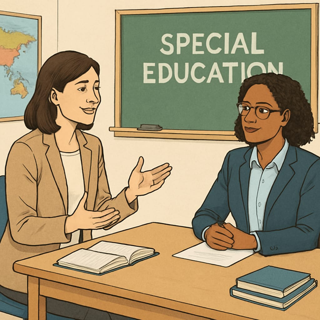 Interview preparation for special education autism teaching assistant roles.