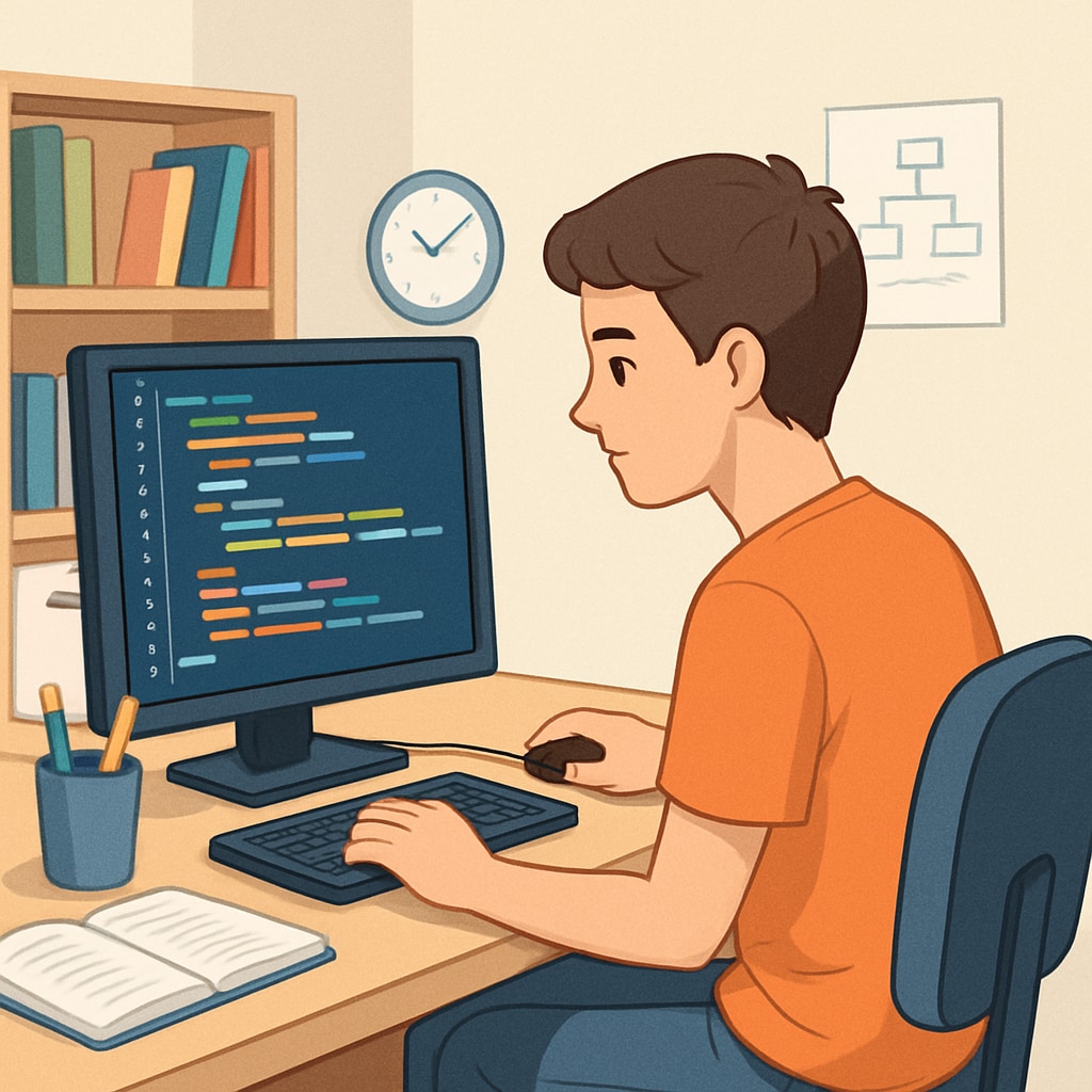 Teen focused on coding, promoting interest-based learning and motivation.