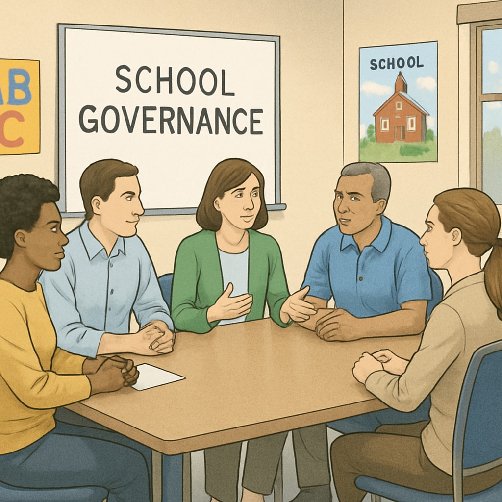Parents and community discussing school board concerns