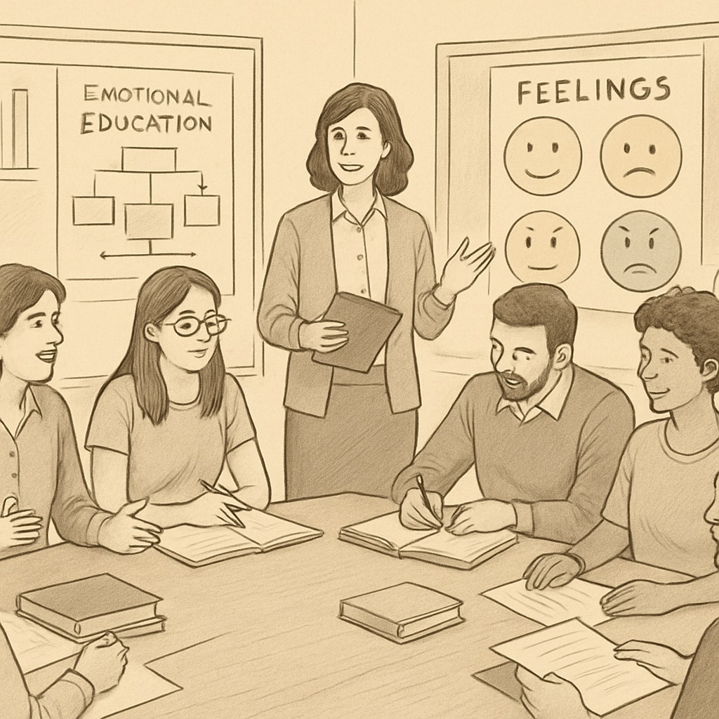 Workshop for parents and teachers on emotional education strategies for children.