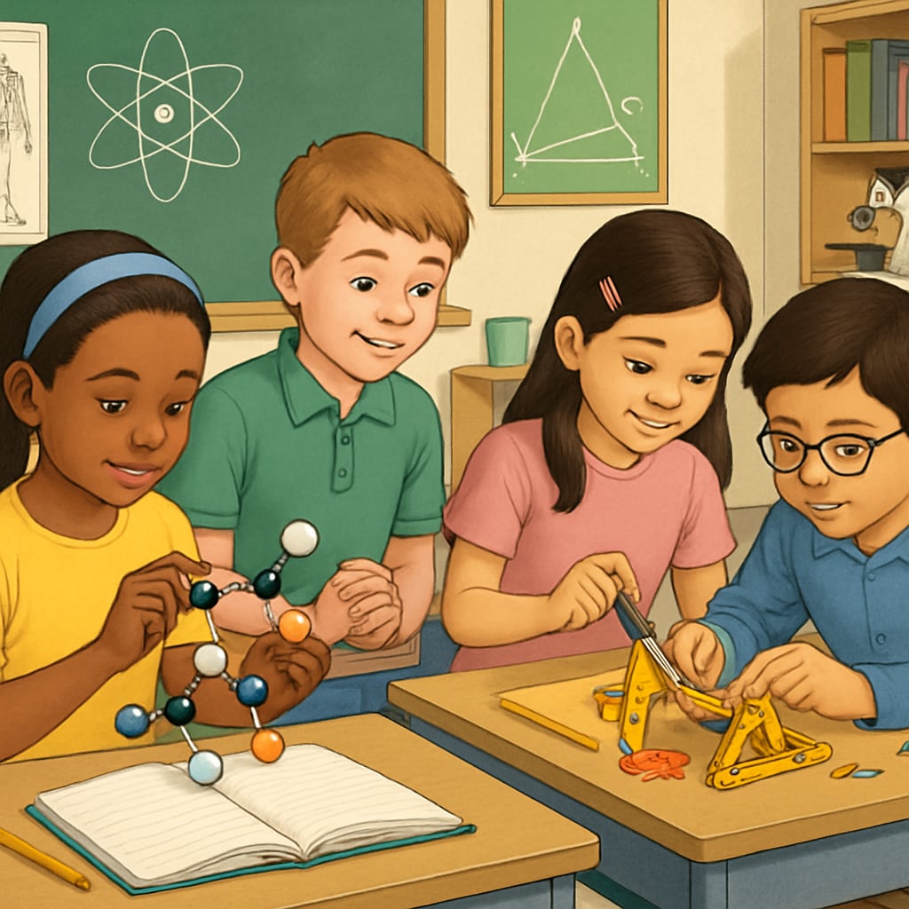 STEM activities promoting balanced academic growth for K12 students