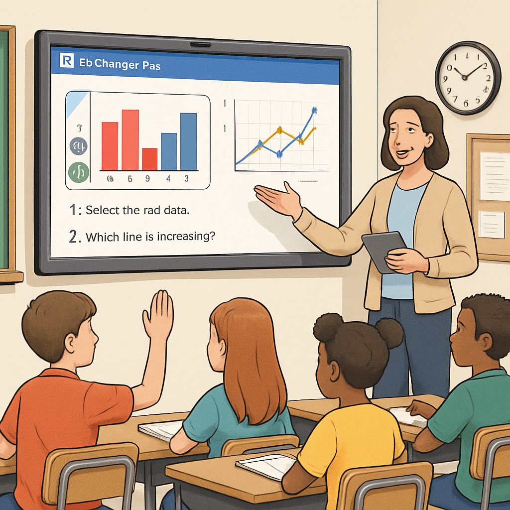 Classroom with interactive lessons powered by EdChanger Pro
