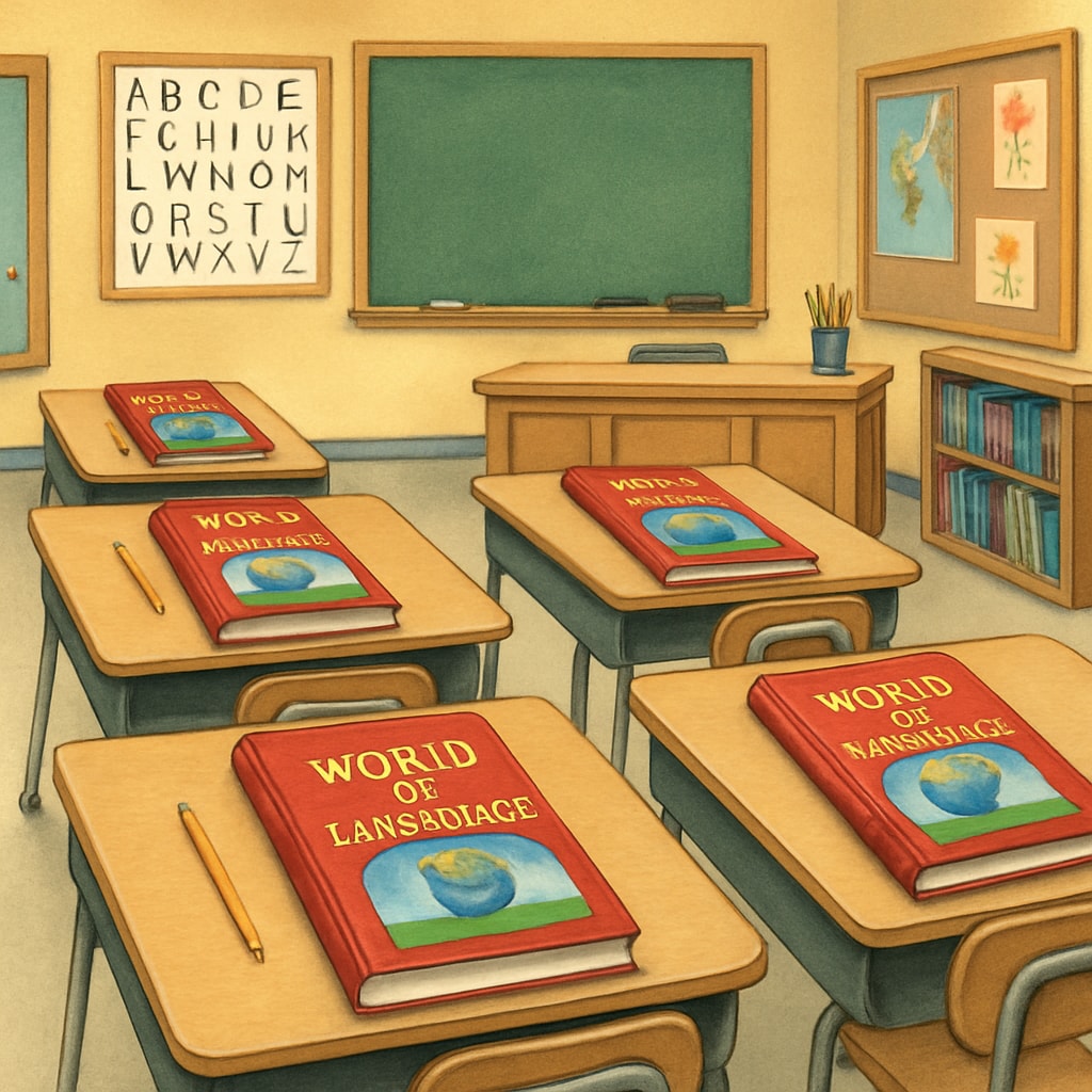 An 80s classroom with 