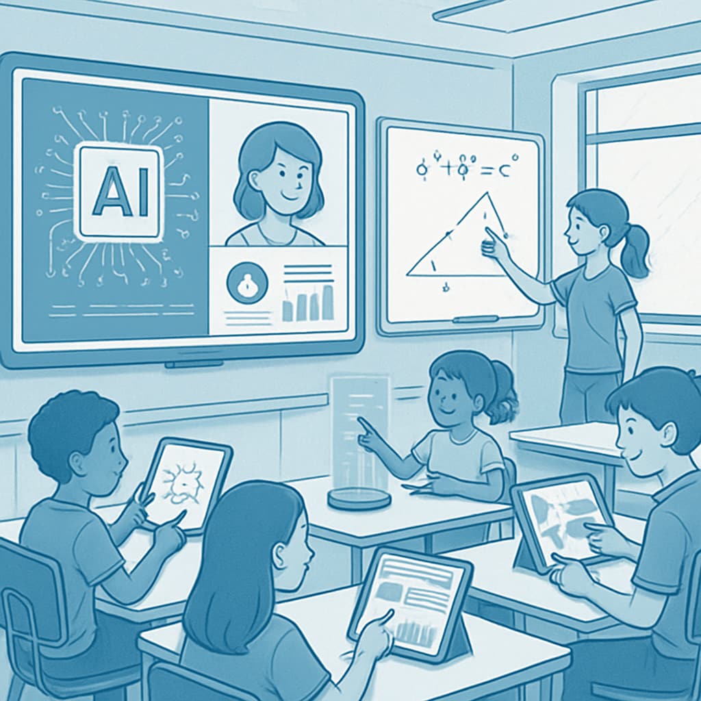 AI-powered classroom setup transforming school education