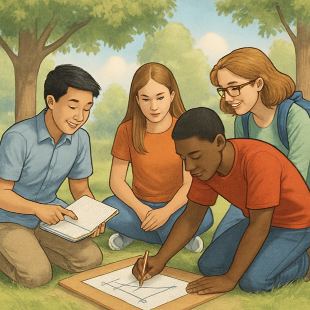 High school students engaging in extracurricular activities for personal growth and learning.