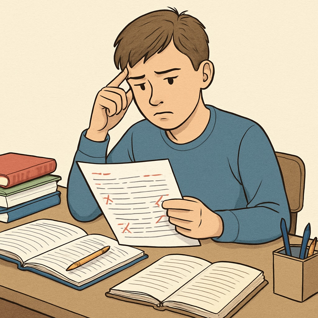 Student feeling upset after receiving feedback on potential plagiarism in their assignment.