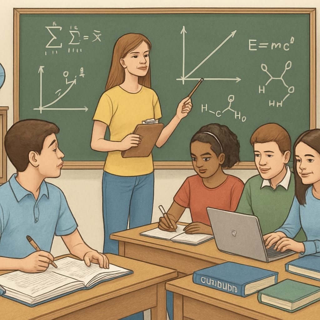A classroom with students engaged in advanced coursework, symbolizing elite development programs in education. Students in an advanced education program, representing elite development.