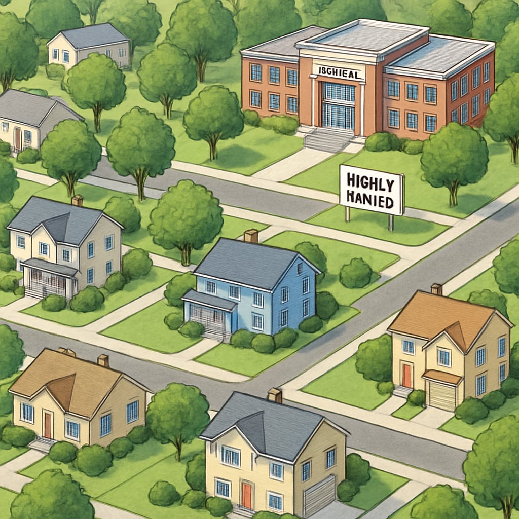 Suburban homes located near top-tier school districts and family-friendly areas.