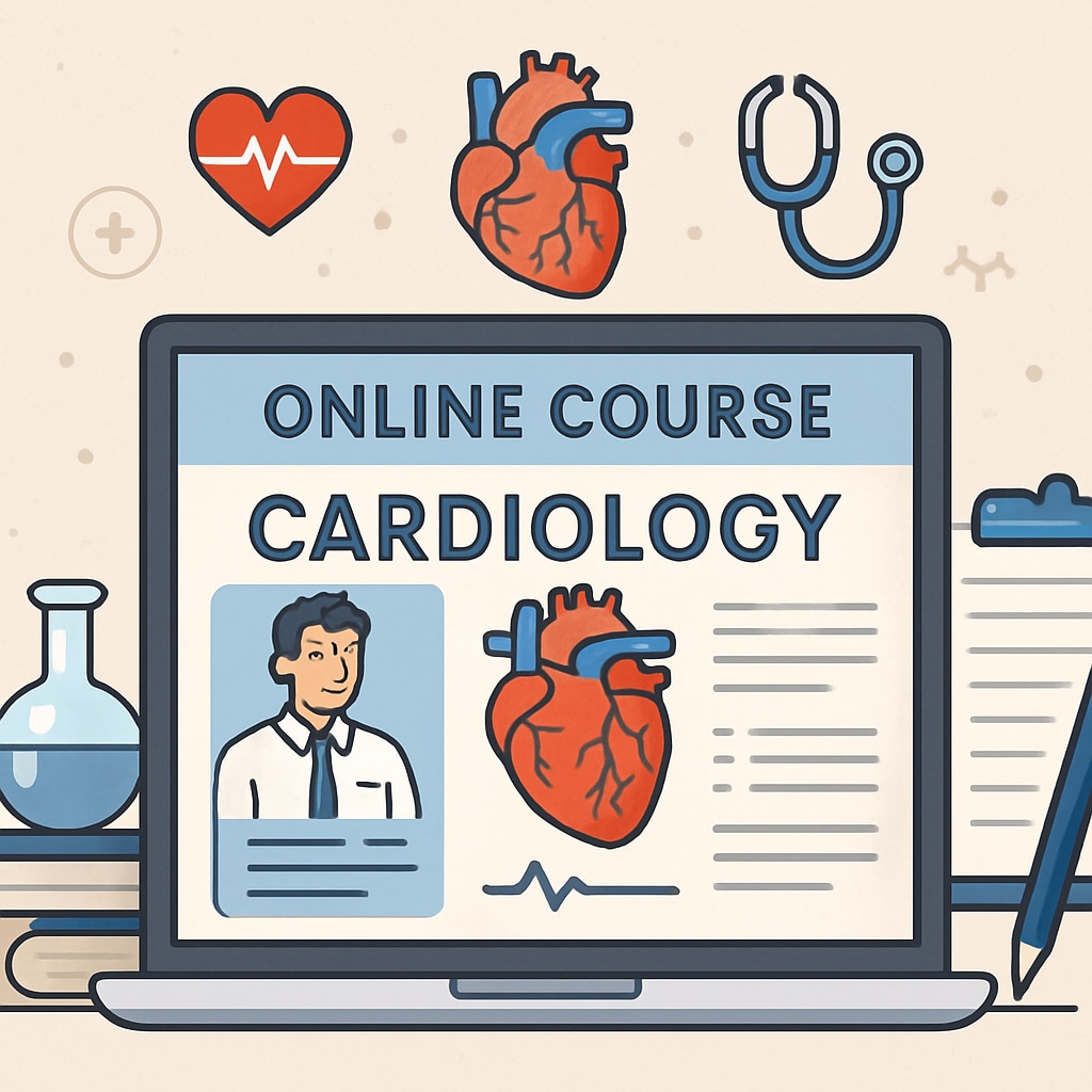 A professional online course platform for cardiology education tailored for non-medical learners. Online course platform for cardiology education for non-medical backgrounds.
