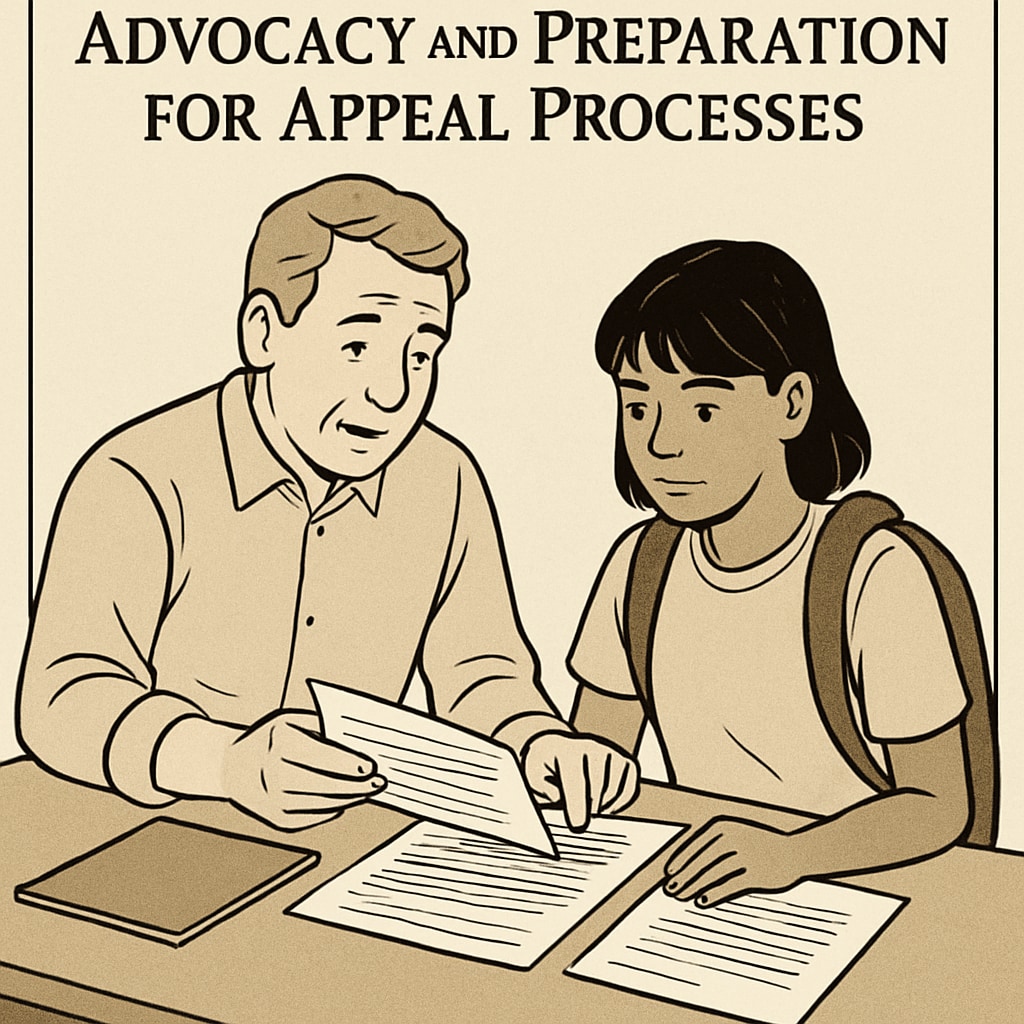 A parent and a student reviewing documents together, symbolizing advocacy and preparation for appeal processes. Parent and student working on AP Physics C grade dispute appeal