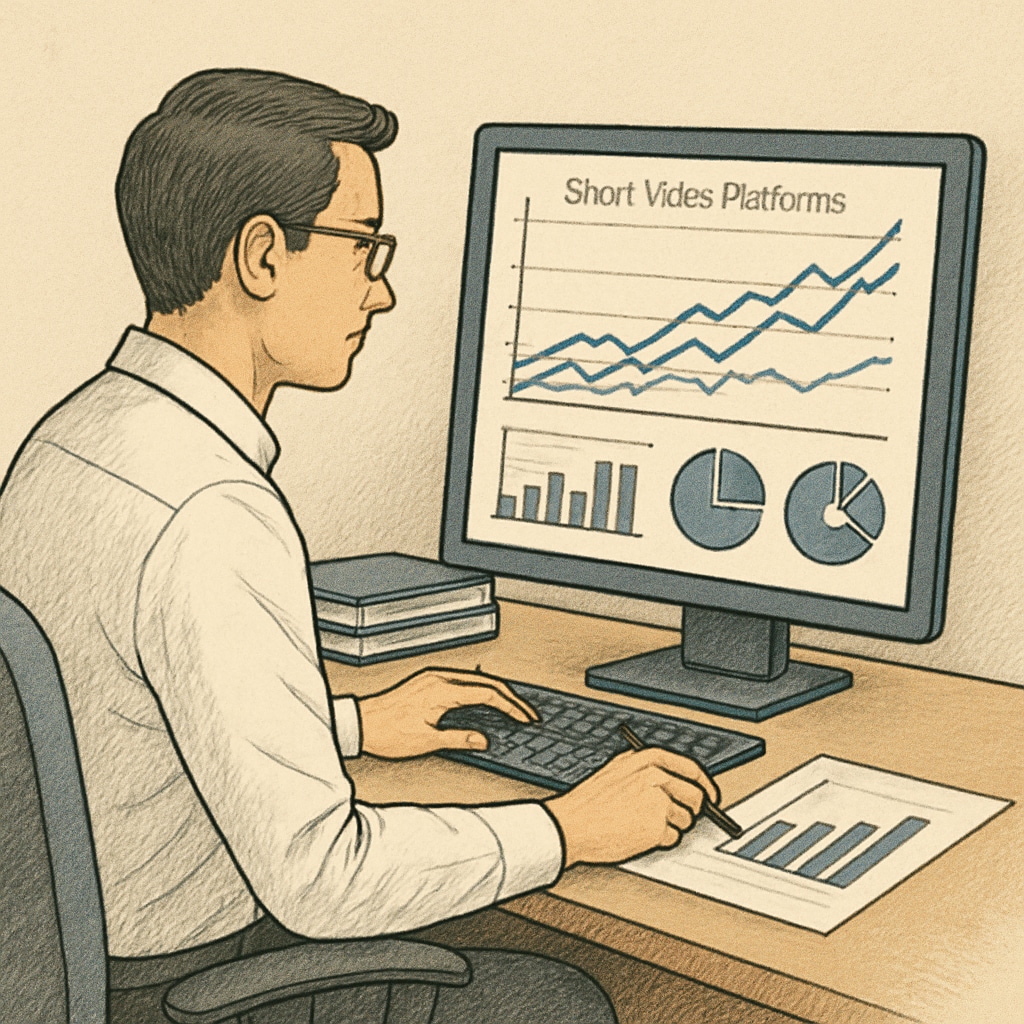 Data analysis of short video trends for tourism research.