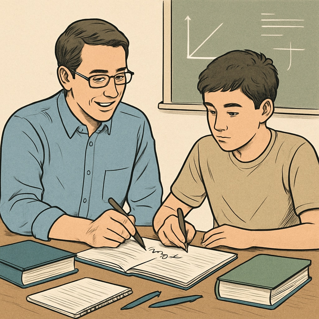 High school student receiving tutoring support to explore off-campus learning resources.