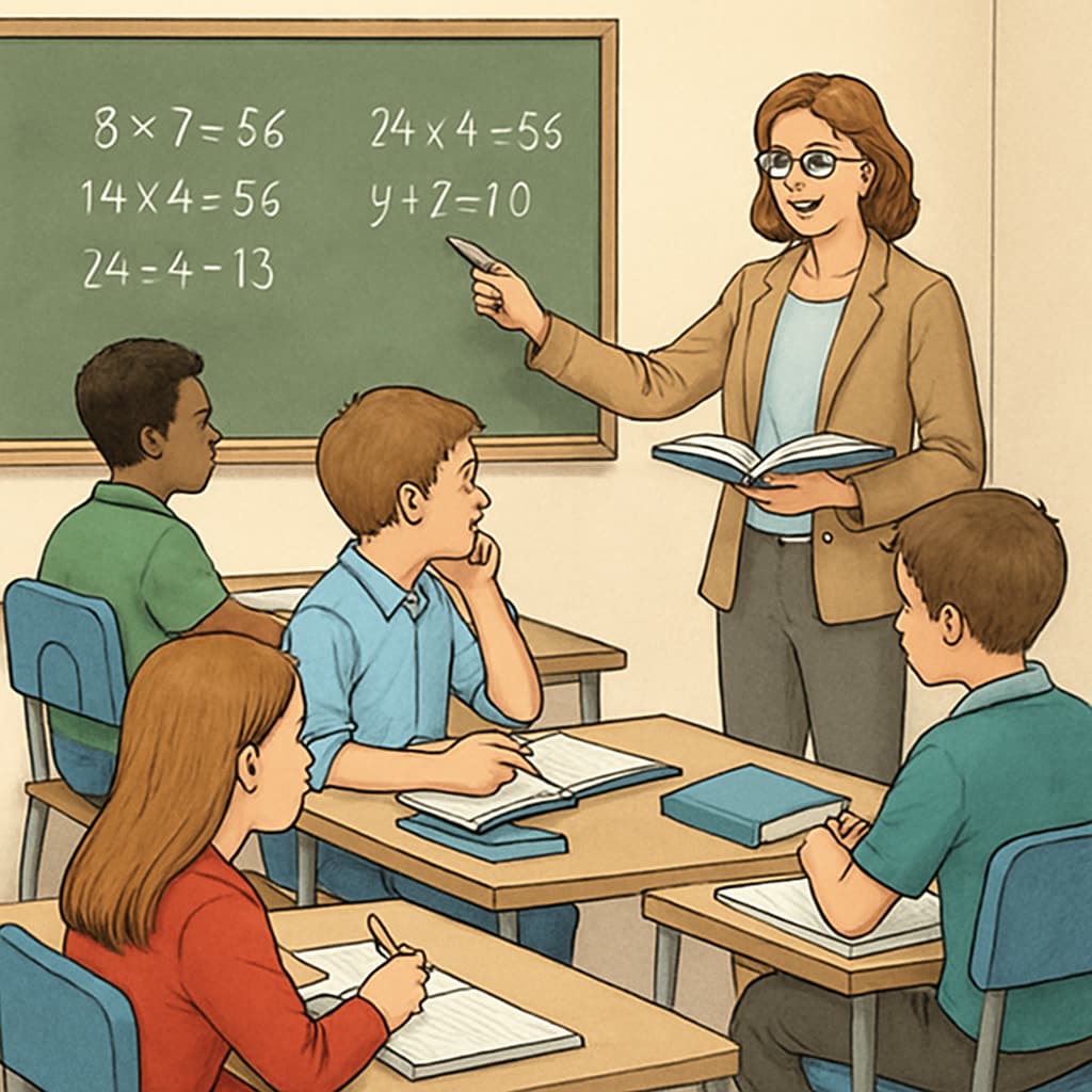 A UK tutoring session focused on mathematics, highlighting practical academic recovery Mathematics tutoring session for UK youth academic recovery
