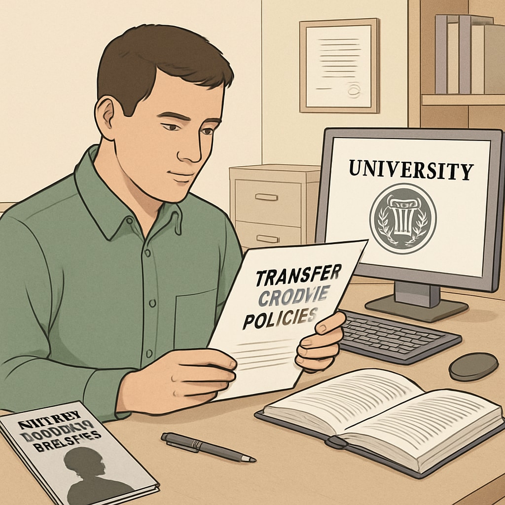 A student reviewing transfer credit policies at a university that supports military personnel pursuing higher education. Student exploring military-friendly credit transfer options for automotive technology.