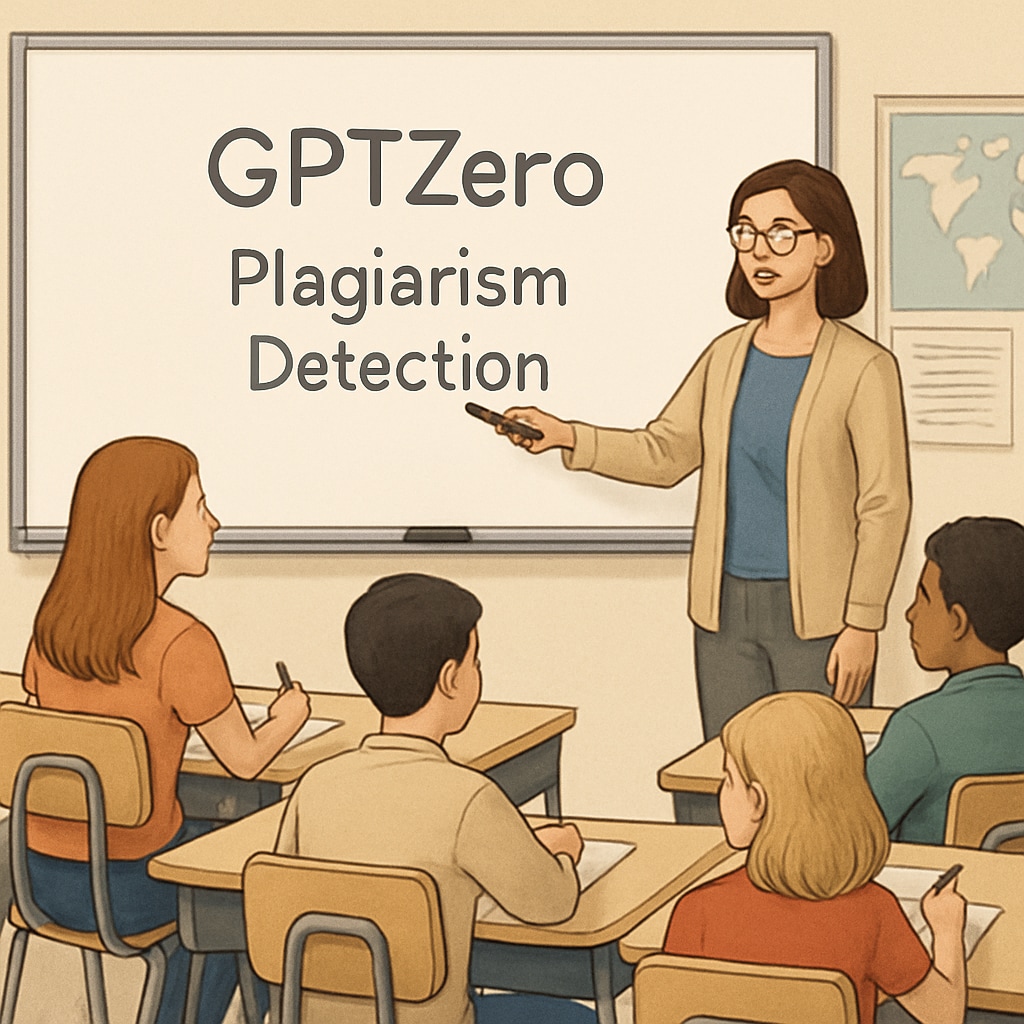 gptzero-based plagiarism detection explained by a teacher to students