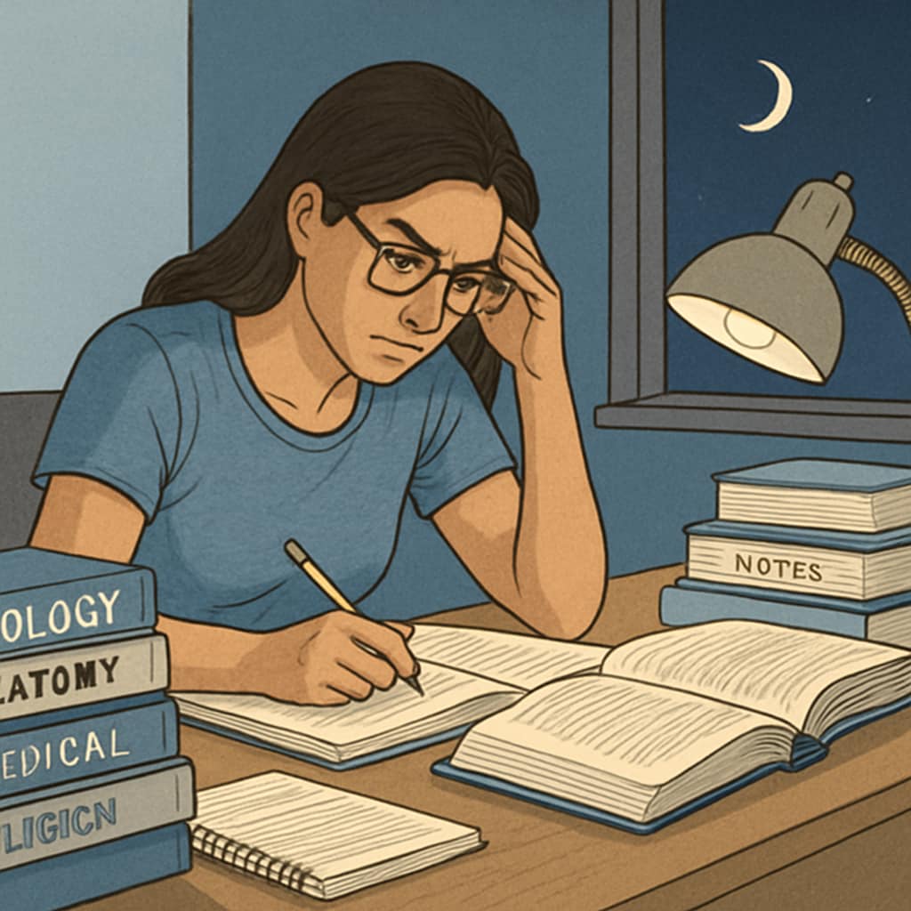 Academic challenges in pursuing medical dreams