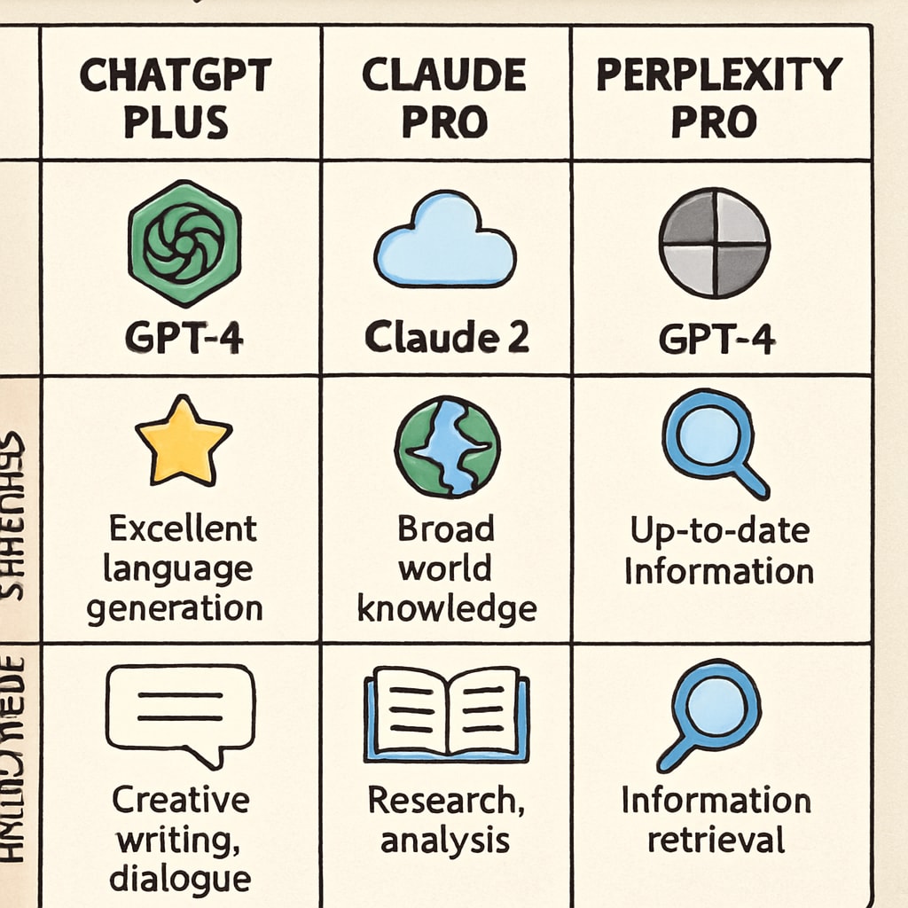 Feature comparison of AI subscription services for K12 education.