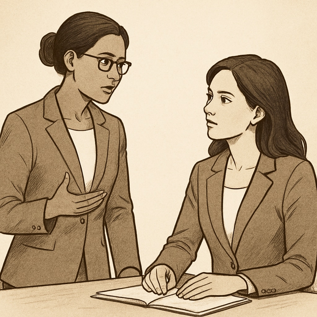 Women entrepreneurs practicing mindful communication in a business setting.