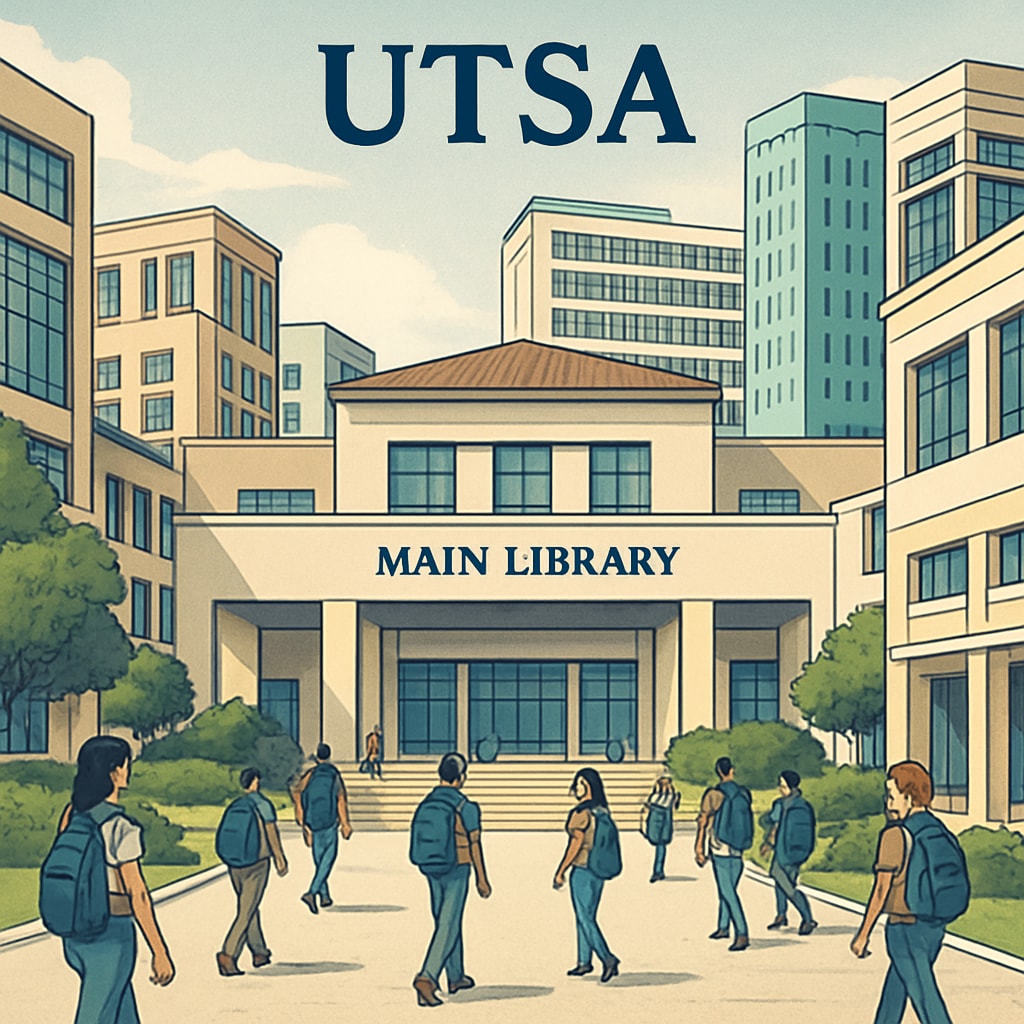UTSA campus with international students exploring undergraduate opportunities.