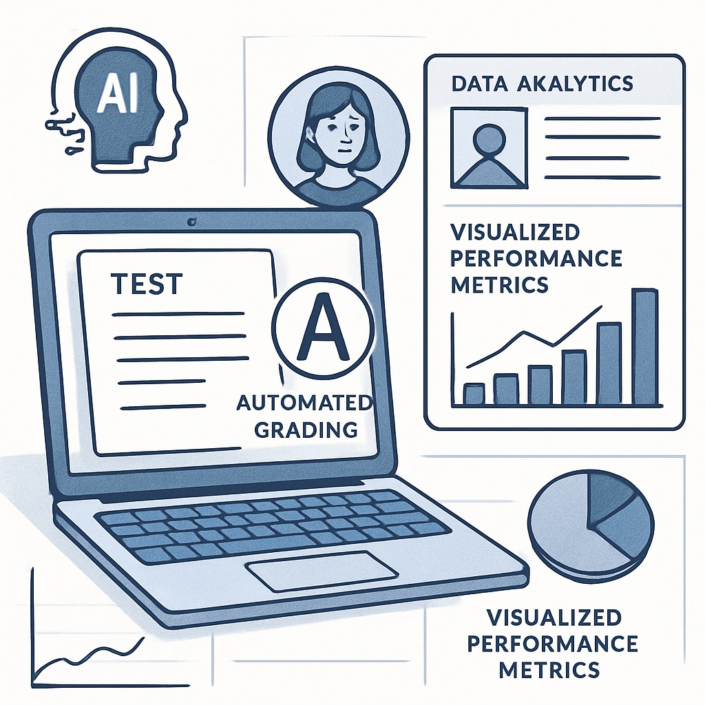 AI-powered education dashboard reducing teacher workload.