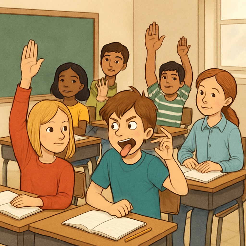 Disruptive behavior in a public school classroom.