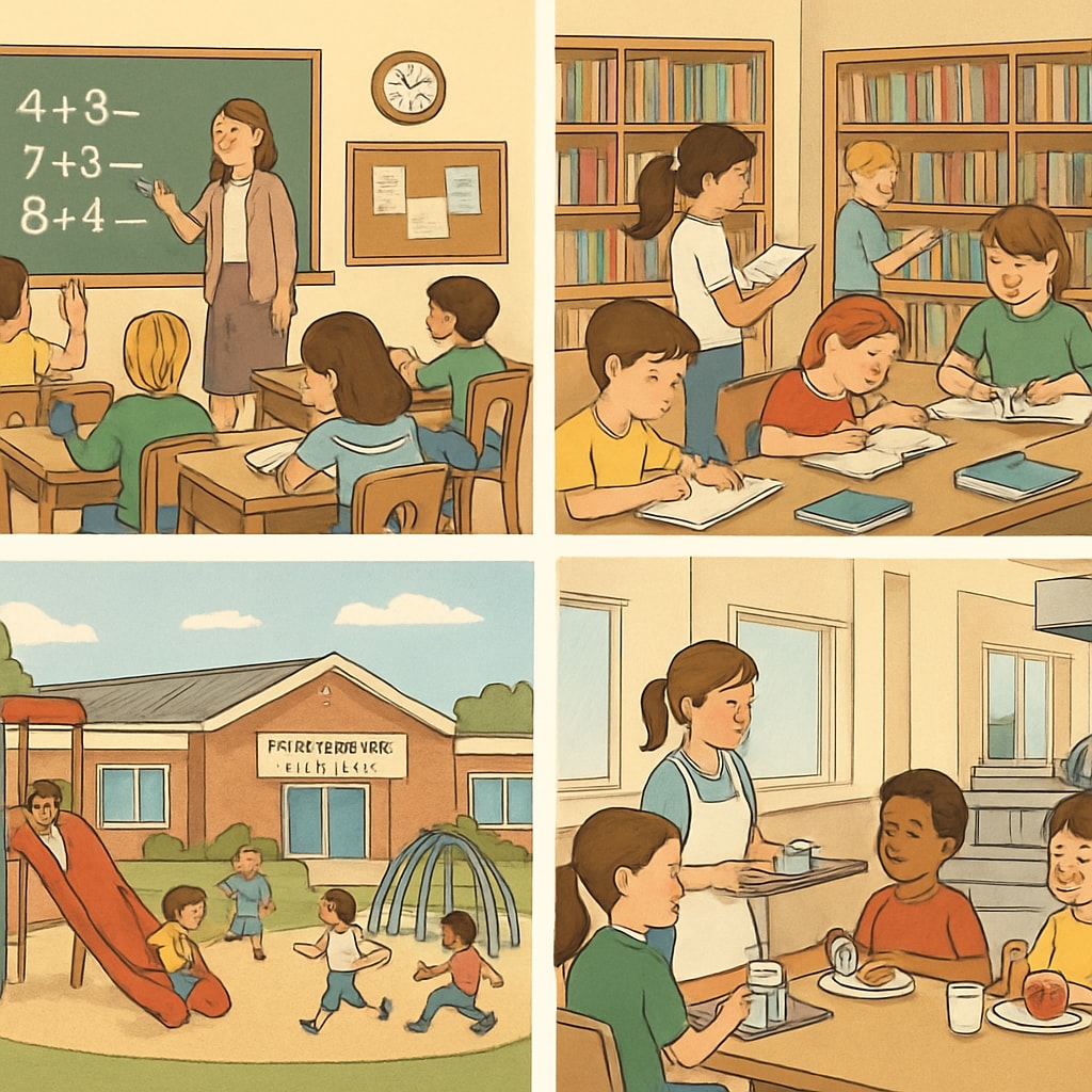 A high-ranking school district with modern facilities and engaged students.