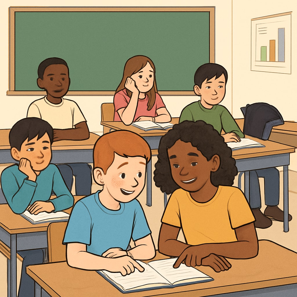 Students in a classroom exhibiting signs of boredom during lessons