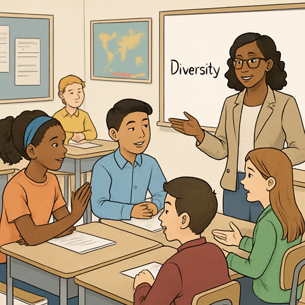 Classroom discussion on diversity and wokeness in education