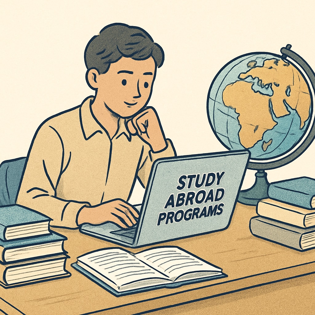 Mali student researching study abroad options, showcasing international education pathways.