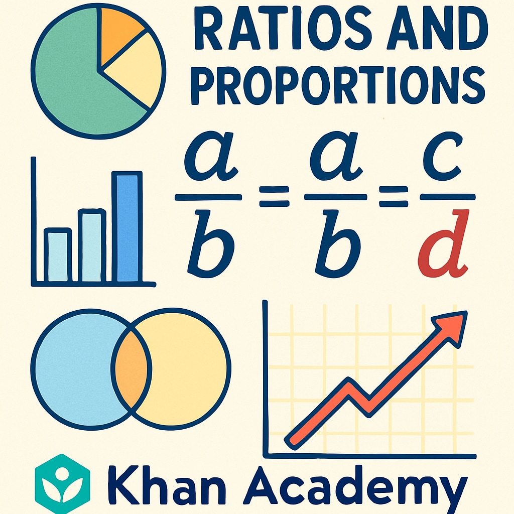 Khan Academy tutorial on ratios and proportions for math aptitude tests.