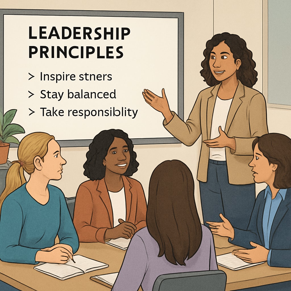 A group of women entrepreneurs engaged in a workshop, discussing leadership principles with a facilitator sharing Sadhguru’s insights. Workshop with women entrepreneurs exploring Sadhguru’s insights.