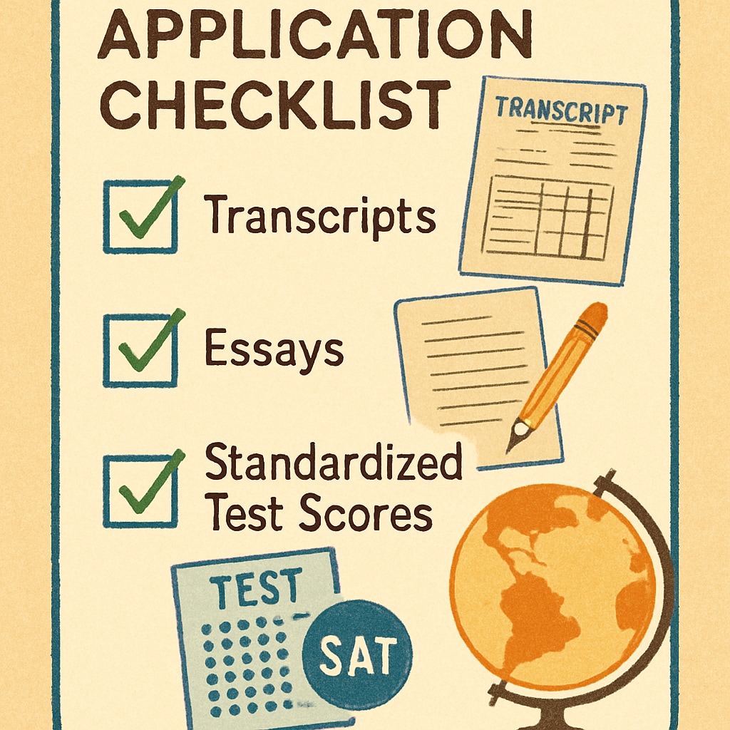 Checklist for international students applying to data science programs.