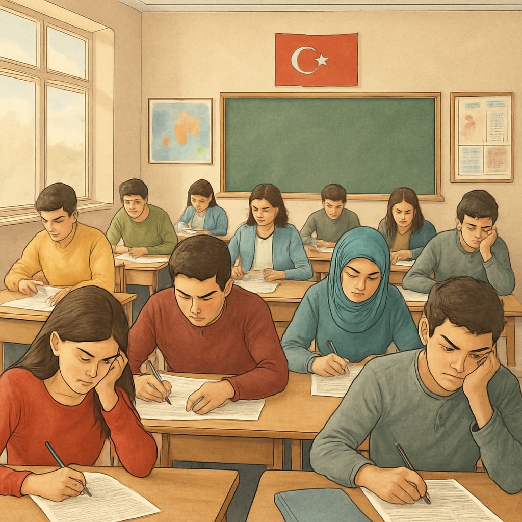 Turkish students under exam pressure in a centralized education system