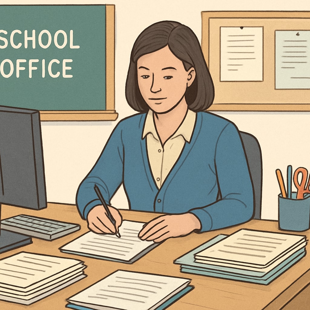 Administrative roles in K12 education work, non-teacher positions, school hours flexibility.