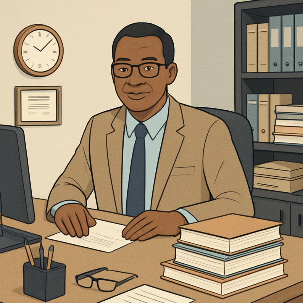 School administrator overseeing operations in a K12 setting