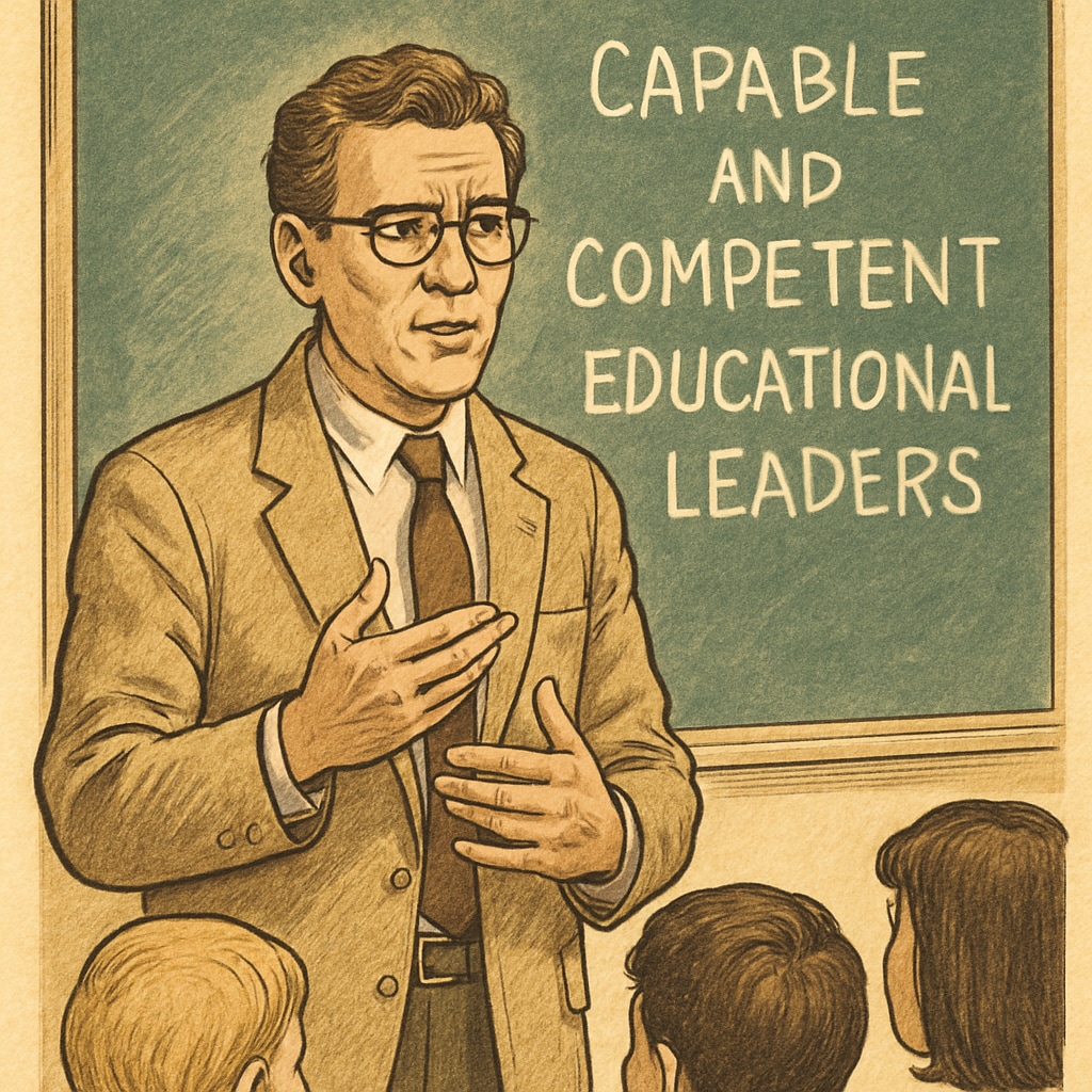 Concerned teacher emphasizing the need for qualified academic supervisors.