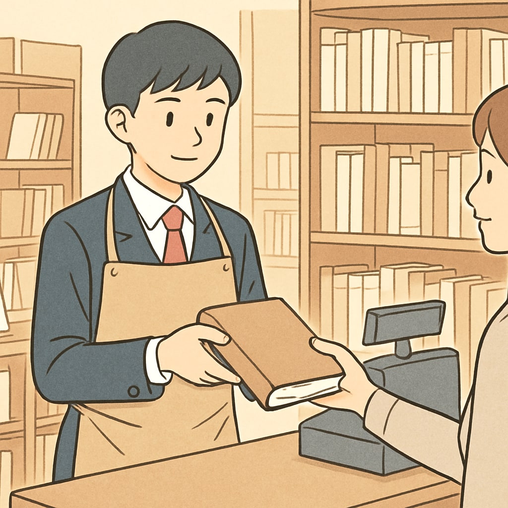 High school student working part-time at a café, showcasing responsibility and earning pocket money.