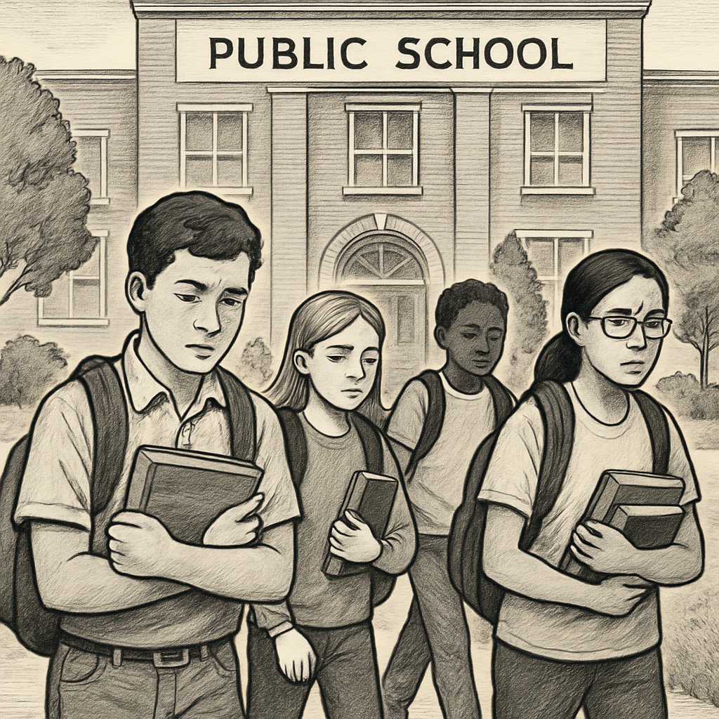 Public school students and education vouchers impact