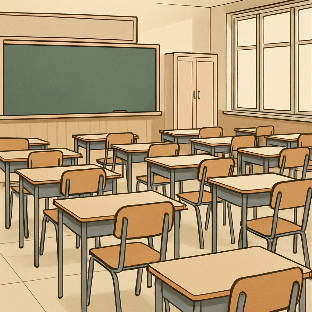 Classrooms without teachers as a result of 