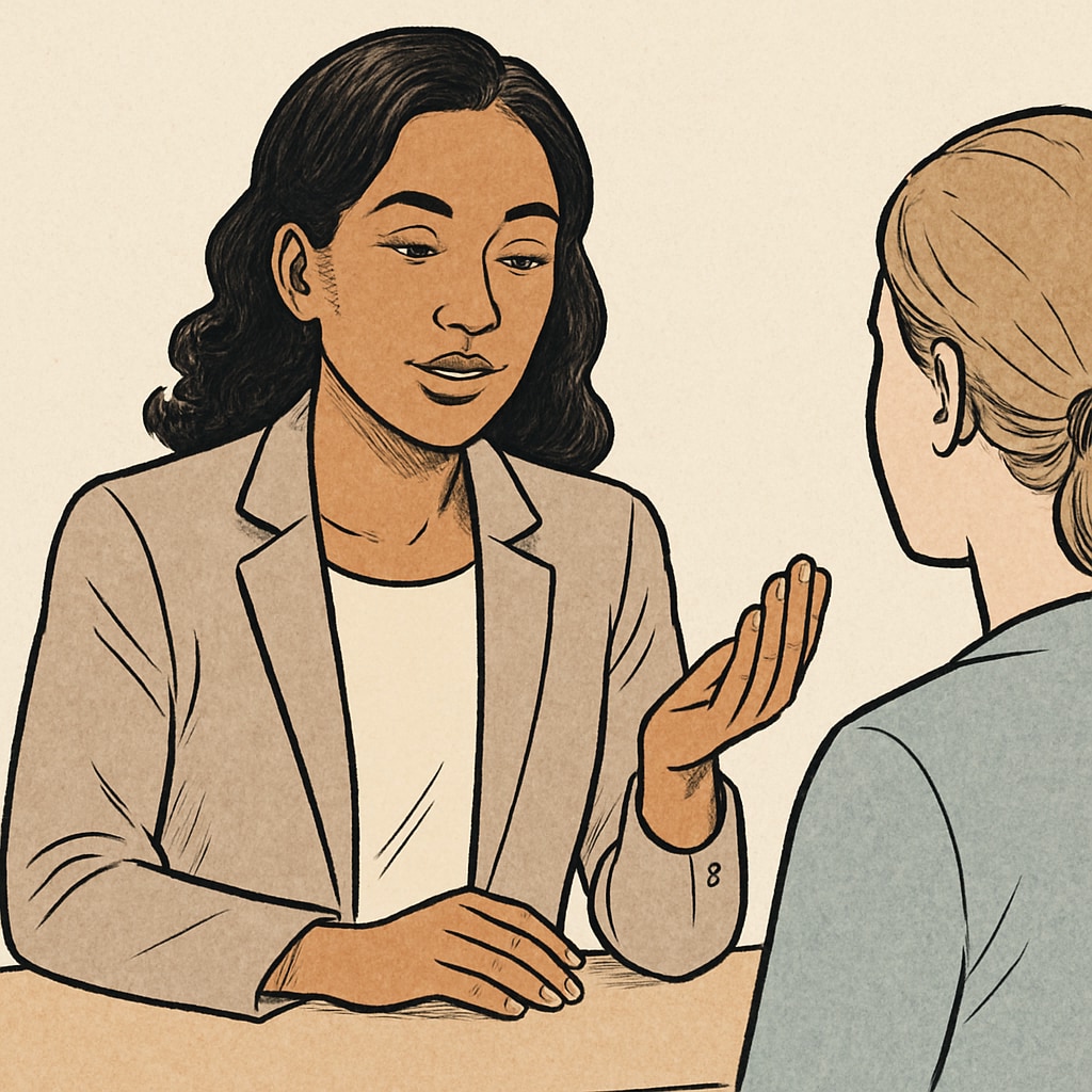 Female entrepreneur showcasing communication skills influenced by Sadhguru.