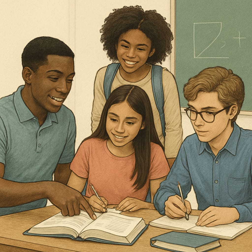High school mentorship program for academic success.